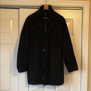 Boss cashmere and wool dress or car coat